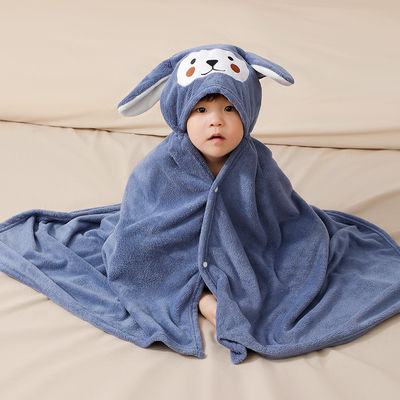 Abito da bagno in velluto di corallo per bambini ad asciugatura rapida adatto a casa in autunno e in inverno
