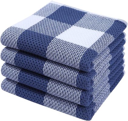 Acciugamano a Waffle Quadrato Spesso Acciugamano di Honeycomb di cotone puro per regalo di promozione