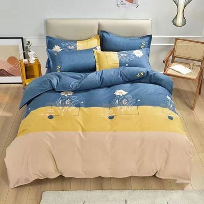 Colore personalizzato Luxury 100% cotone lenzuola copertura di copertura di letto lenzuola di letto set