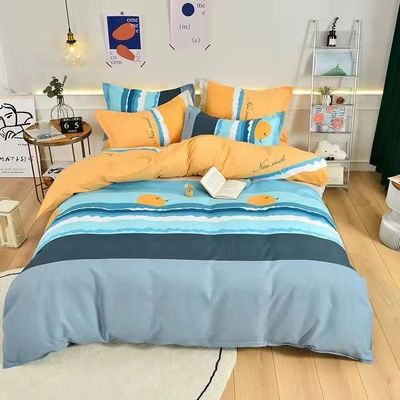 Colore personalizzato Luxury 100% cotone lenzuola copertura di copertura di letto lenzuola di letto set