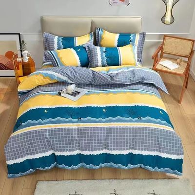 Colore personalizzato Luxury 100% cotone lenzuola copertura di copertura di letto lenzuola di letto set