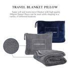 Set di coperte e cuscini per viaggi aerei confortevoli