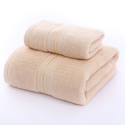 Puro cotone 32 segmento oro microfibra asciugamano Business Cover con logo personalizzato