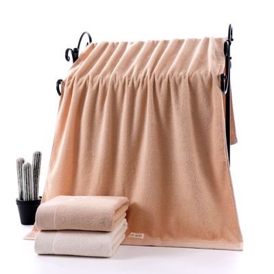 Set di asciugamani di cotone con logo ricamato Morbido e assorbente Dimensione personalizzata 34*74 cm