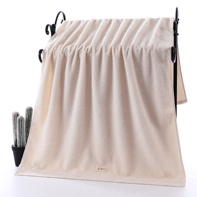Set di asciugamani di cotone con logo ricamato Morbido e assorbente Dimensione personalizzata 34*74 cm