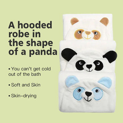 Asciugamano da bagno a maglia per bambini con logo personalizzato e grafico di elefante
