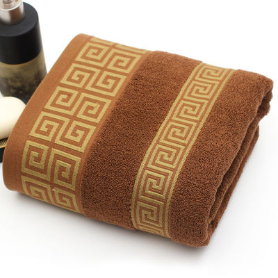 Logo del cliente asciugamano rapido asciugamano scuro Jacquard Bagno asciugamano set regalo per la casa