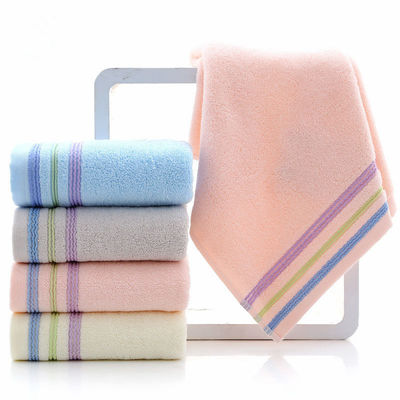 100% cotone Dobby Towel Set multicolore per un bagno morbido e assorbente