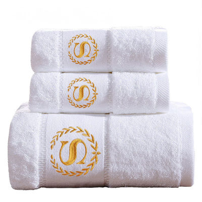Tempo di consegna 7-15 giorni Logo personalizzato 100% di cotone bianchi asciugamani per hotel bagno