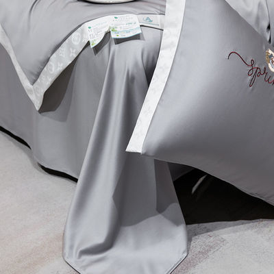 Set leggero di coperte estive di 4 pezzi di lenzuola Set di biancheria da letto di lusso con vantaggio freddo 2,5-3 kg