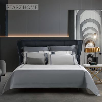 Set di lenzuola da letto di design semplice e moderno 100% cotone Set di lenzuola da letto per tutte le stagioni