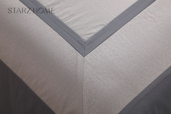 Set di lenzuola da letto di design semplice e moderno 100% cotone Set di lenzuola da letto per tutte le stagioni