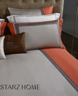 Set di biancheria da letto per hotel 100% cotone 4pcs lenzuola piatta e copertura di copriletto per letto full size