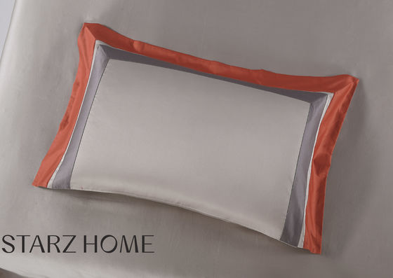 Set di biancheria da letto per hotel 100% cotone 4pcs lenzuola piatta e copertura di copriletto per letto full size