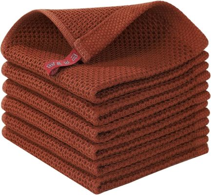 Accettabile OEM Puro cotone Honeycomb cucina quadrato Set di asciugamani per la fornitura transfrontaliera