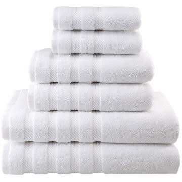 Set di asciugamani da 160 g ad alto assorbimento con materiale di cotone a stapolo lungo e supermorbido
