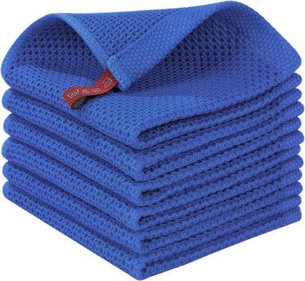Accettabile OEM Puro cotone Honeycomb cucina quadrato Set di asciugamani per la fornitura transfrontaliera