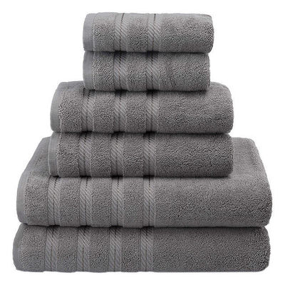 Set di asciugamani da 160 g ad alto assorbimento con materiale di cotone a stapolo lungo e supermorbido