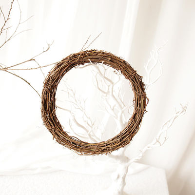 Festa finestra e porta appesi Rattan Ring Artifi per 35cm corone di vite naturali