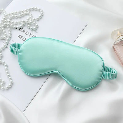 Confortevole maschera da letto in seta satinata con fascia elastica