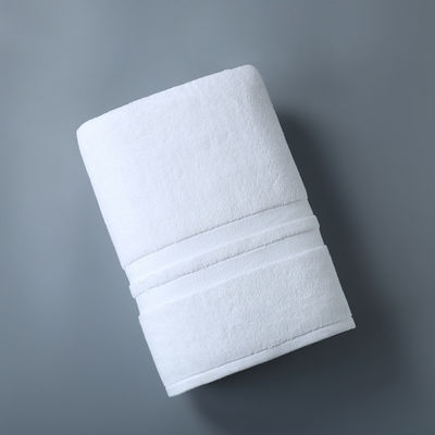 Set di asciugamani per hotel a disegno a strisce spessito in tessuto di cotone puro per bagni di lusso