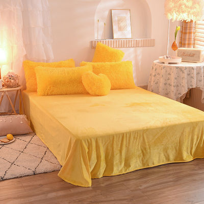 Prova il massimo comfort con il logo personalizzato Mink Velvet Quattro pezzi copertura copriletto