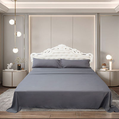 Set di biancheria da letto 100% in fibra di poliestere tessuto morbido Set di comodino di lusso Set di microfibra spazzolata