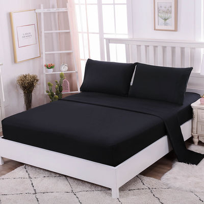 Super King Size Solid microfibra lenzuola da letto Set con tessuto e servizio OEM