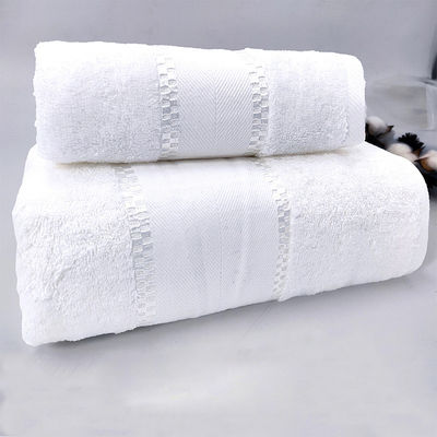 Set di asciugamani da bagno per hotel a cinque stelle con taglia personalizzata in SOLID COLOR 16S Asciugamani di cotone