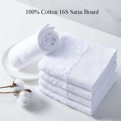 Set di asciugamani da bagno per hotel a cinque stelle con taglia personalizzata in SOLID COLOR 16S Asciugamani di cotone