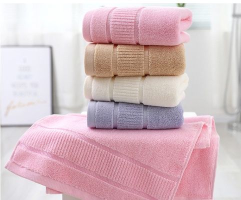 Ricamo Logo asciugamano di cotone per bambini donne Home Hotel Spa Ect