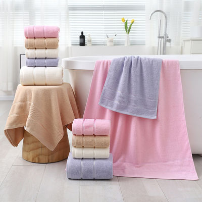 Ricamo Logo asciugamano di cotone per bambini donne Home Hotel Spa Ect