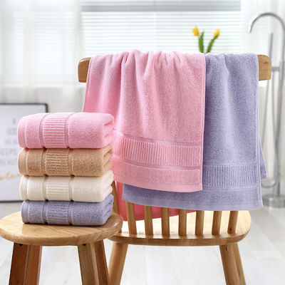 Ricamo Logo asciugamano di cotone per bambini donne Home Hotel Spa Ect