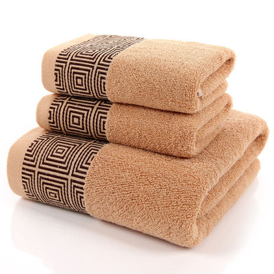 Absorbente addensato 3pcs/1set Asciugamani per casa Hotel regalo sostenibile 100% tessuto di cotone