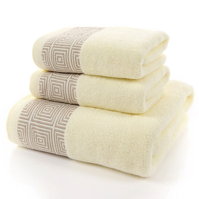 Absorbente addensato 3pcs/1set Asciugamani per casa Hotel regalo sostenibile 100% tessuto di cotone