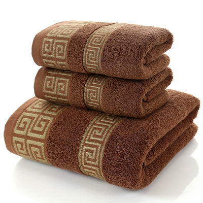 Absorbente addensato 3pcs/1set Asciugamani per casa Hotel regalo sostenibile 100% tessuto di cotone