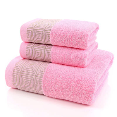 Absorbente addensato 3pcs/1set Asciugamani per casa Hotel regalo sostenibile 100% tessuto di cotone
