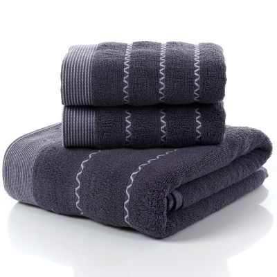 Absorbente addensato 3pcs/1set Asciugamani per casa Hotel regalo sostenibile 100% tessuto di cotone
