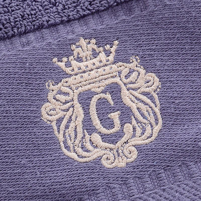 Logo personalizzato ricamo asciugamani di cotone bianco asciugamani di cotone puro assorbenti morbidi per hotel
