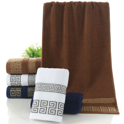 Hotel and Home Rectangle 32S Bagno Jacquard Incorporazione di asciugamani ricamati in disegno personalizzato