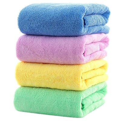 Top-Rated Color Personalizzato Spessore Corallino Fleece Towel Bath Set Perfetto per tutte le età