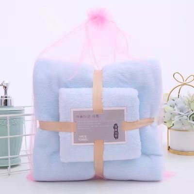 Top-Rated Color Personalizzato Spessore Corallino Fleece Towel Bath Set Perfetto per tutte le età
