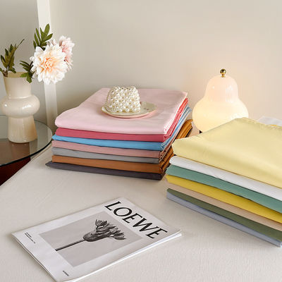 Cotton puro personalizzato 60S 200TC biancheria da letto colore massiccio 133*72 lenzuola da letto set per la casa hotel