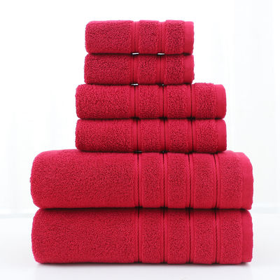 Set di asciugamani di cotone extra grande per hotel Home Spa 6 pezzi/set vantaggio morbido e lussuoso