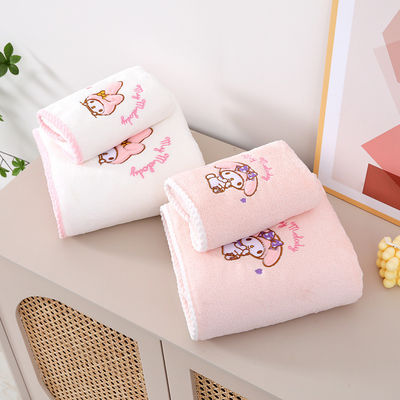Home Melody Bambino Bagno Towel Set Corallo velluto Non Spargimento Absorbente Regalo Nuovo matrimonio Souvenir