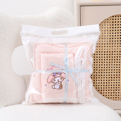 Home Melody Bambino Bagno Towel Set Corallo velluto Non Spargimento Absorbente Regalo Nuovo matrimonio Souvenir