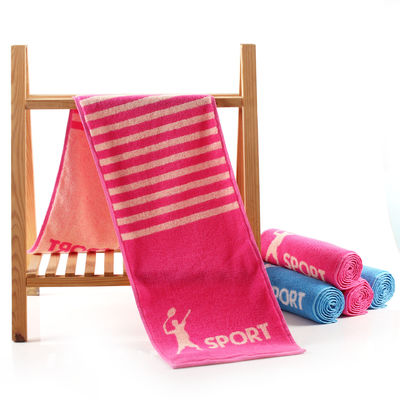 Asciugamano sportivo in cotone colorato 27.5*110 taglia Logo perfetto per il badminton e il tennis