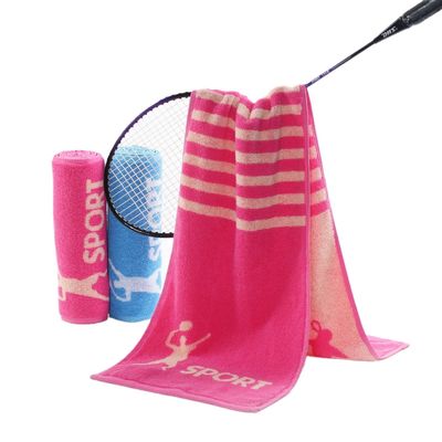 Asciugamano sportivo in cotone colorato 27.5*110 taglia Logo perfetto per il badminton e il tennis