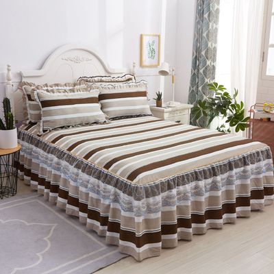 Stoffa per gonna da letto con tessuto in poliestere al 100% e resistenza al colore secondo gli standard nazionali