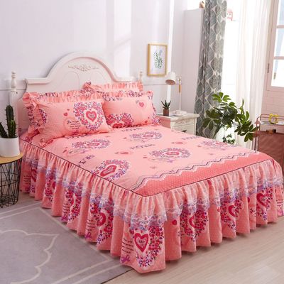 Stoffa per gonna da letto con tessuto in poliestere al 100% e resistenza al colore secondo gli standard nazionali